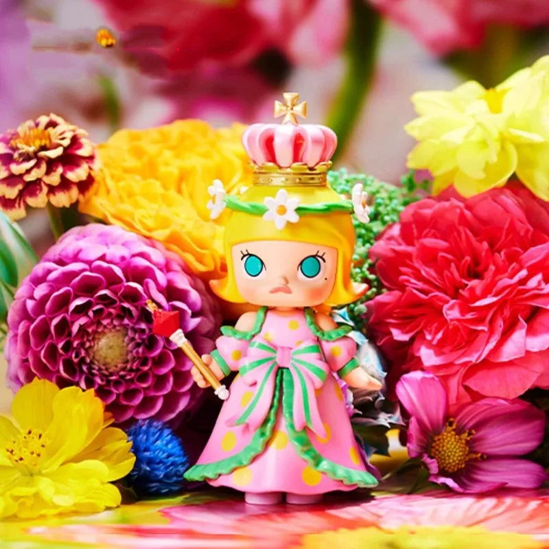 POP MART Molly Mika Ninagawa Flower Dreaming Series Blind Box Toys Mystery Box Cute Action Anime Action Figure Doll Girl Gifts