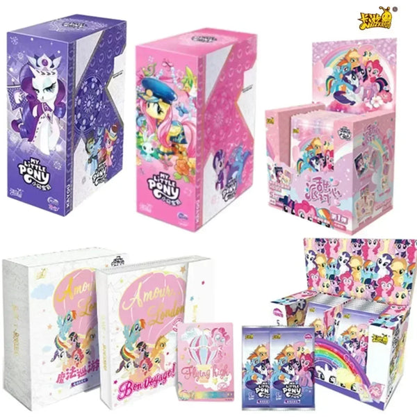 KAYOU My Little Pony Collection Cards New Anime Rare Album Collector's Edition Card Party Playing Game Card Toys Gift Boxes