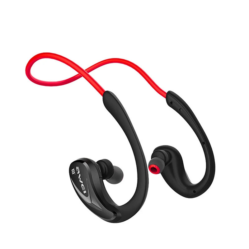 Awei A880BL Wireless Bluetooth Headset Gaming Earphones Neckband Open Ear Sports Headphones EarHook for Cycling Running with NFC