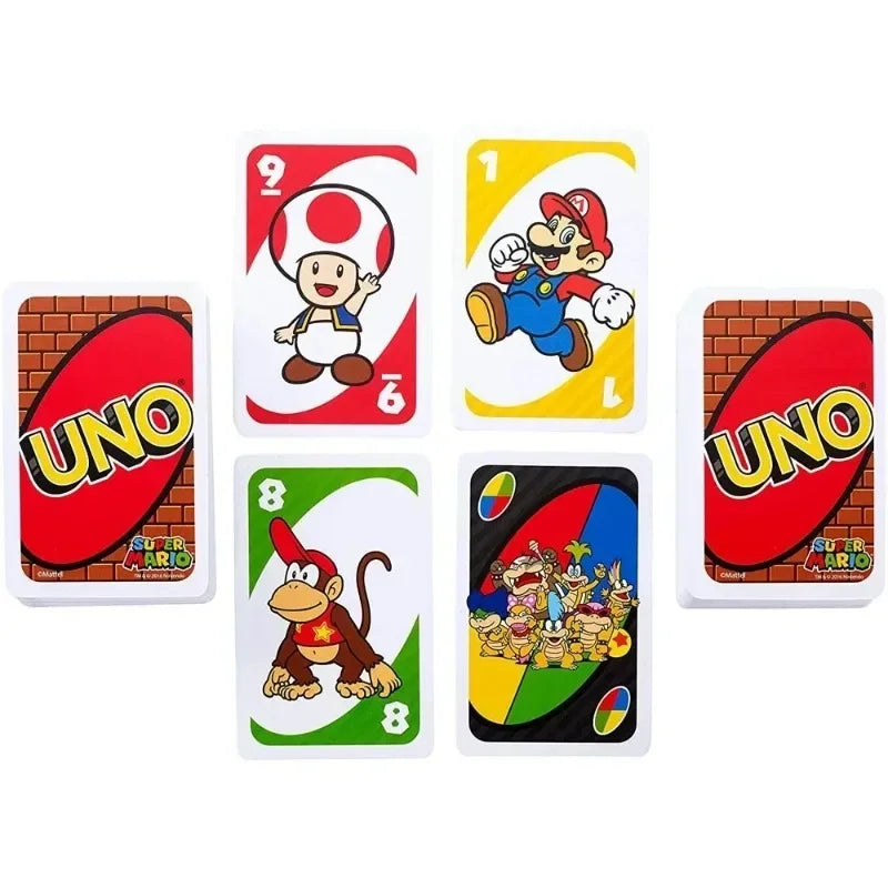 2024Now UNO Hello Kitty Matching Card Game Minecraft Multiplayer Family Party Boardgame Funny Friends Entertainment Poker