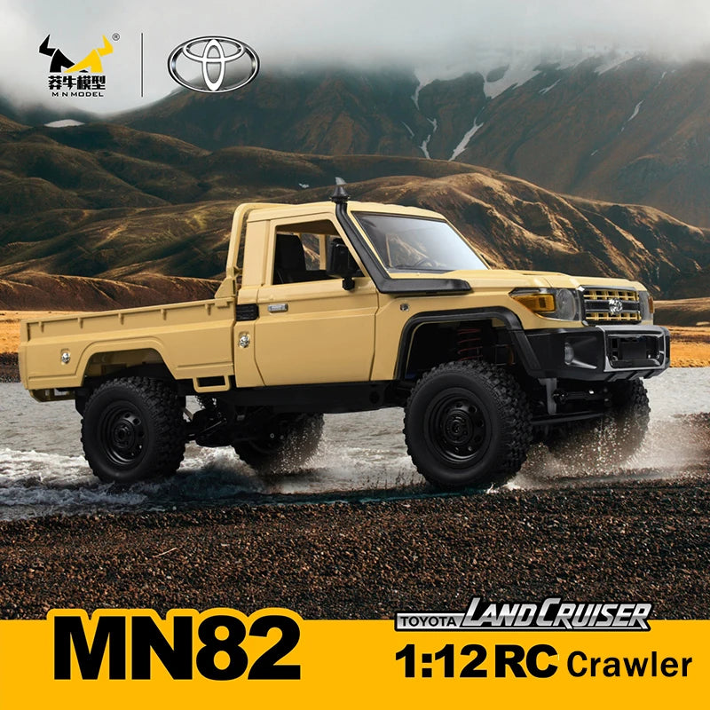 1:12 MN82 RC Car 2.4G MN Model RTR Version 4WD 280 Motor Proportional Off-Road Remote Control Crawler toys For Boys Gifts