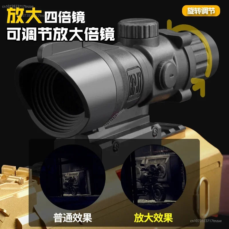 2024 New M416 Shell Ejection Soft Bullet Gun AKM Fireable Rifle Boy 98K Sniper Rifle Simulation Gun Firearm Model Children's Toy