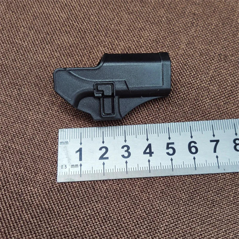 1:3 Glock G17 Metal Gun Keychain holster Plastic Quick Pull protective case