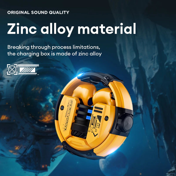 TRANSFORMERS TF-T23 2/3/5 PCS Wholesale Gaming Earphones Wireless Bluetooth Low Latency Headphones Music Bumblebee Earbud Choice