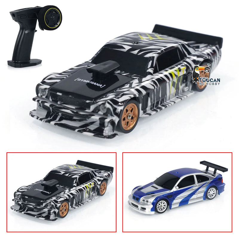 Upgrade 1/43 Scale RC Drift Race Car Gyro 4WD Ready to Go Mini Car Toy Fully Proportional Control High Speed Model  Mini Gifts