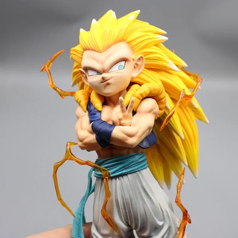 26cm Dragon Ball Figure Gotenks Standing Posture Anime Action Figures Periphery Kawaii Desktop Display Children Gift Toys Game