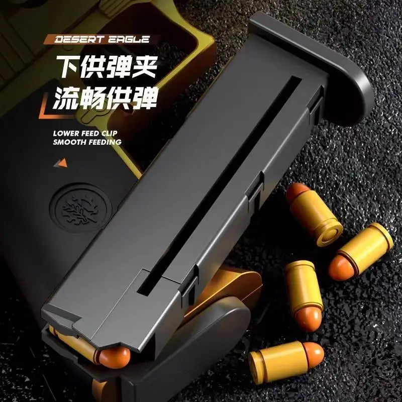 2024 New Shell Eject M9A3 SIG17 Pistol Continuous Firing Blowback Soft Bullet Gun Empty Hanging Weapon Children Toy Boys Gift