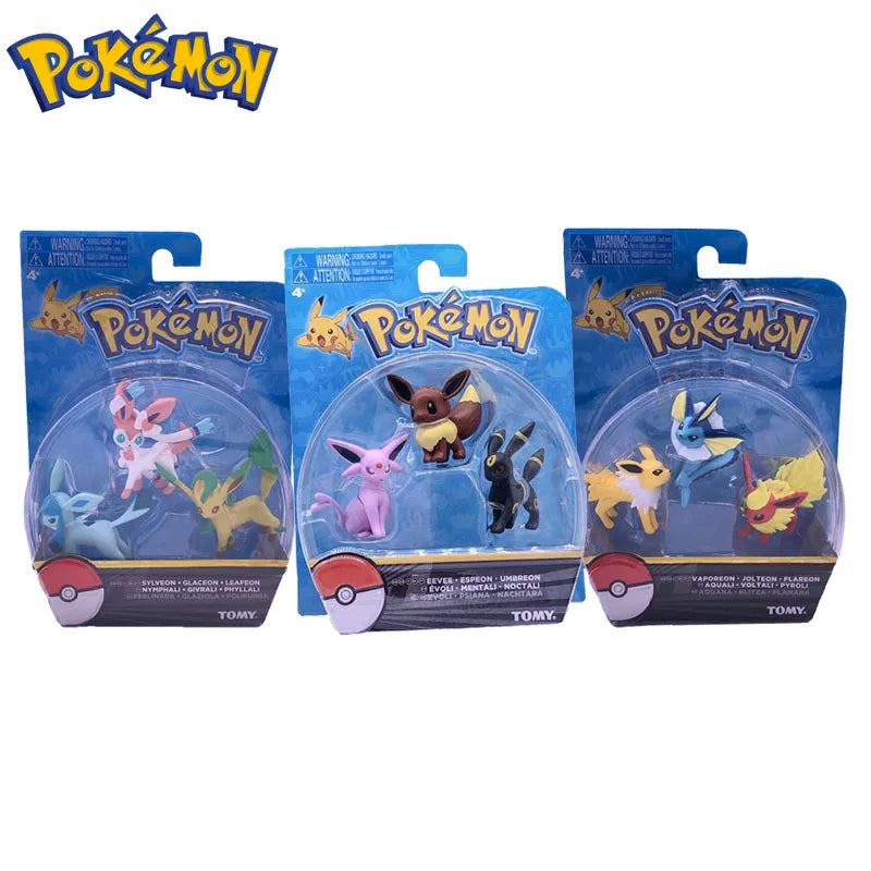 Original Takara Tomy Pokemon Anime Action Figures Pikachu Gyarados Eevee Snorlax Scizor Ash Greninja Gengar Toys Kids Xmas Gifts