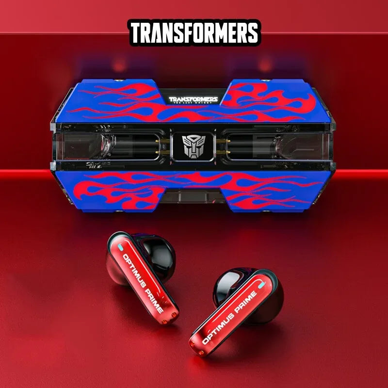 Transformers TF-T01 TWS Gaming Earphones Bluetooth 5.3 Wireless Low Latency Earphone HIFI Stereo Headset Music Dual Mode Earbuds