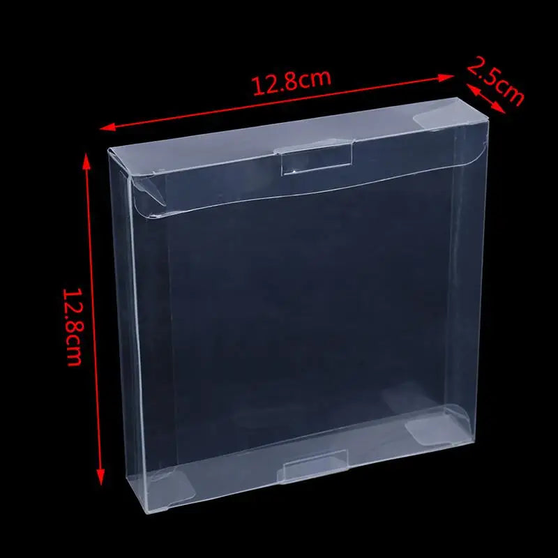 10PCS For Game Boy GB GBA GBC Box Clear Plastic Box Protectors Sleeve Video Game Boxed