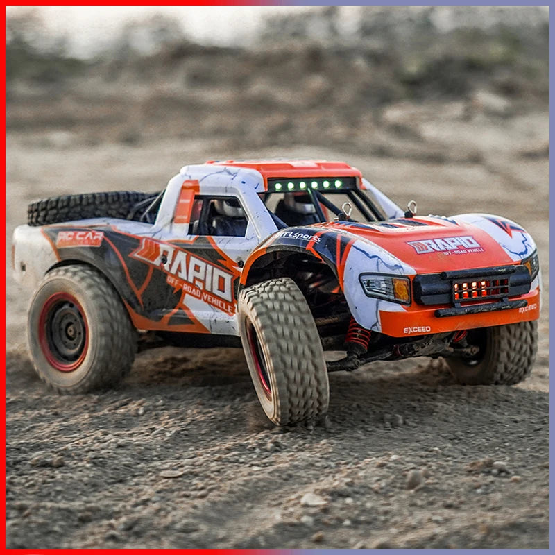 Rc Car Off Road 4x4 50km/h Or 75km/h High Speed Brushless Motor Monster Truck 1/16 Desert/Snow Racing Drift Cars Toys For Boys