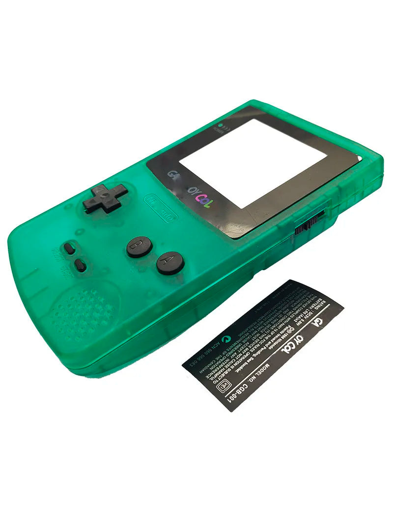 JCD Plastic New Game Shell Housing Case Cover For Game Console For GBC Shell With Buttons Kits Sticker Label Part