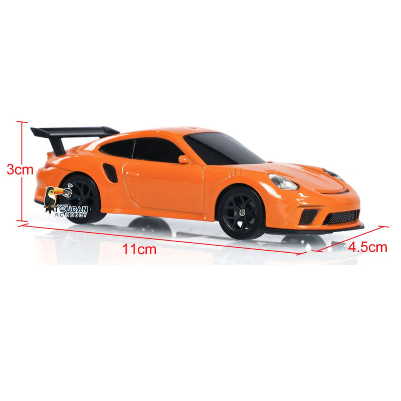 Upgrade 1/43 Scale RC Drift Race Car Gyro 4WD Ready to Go Mini Car Toy Fully Proportional Control High Speed Model  Mini Gifts