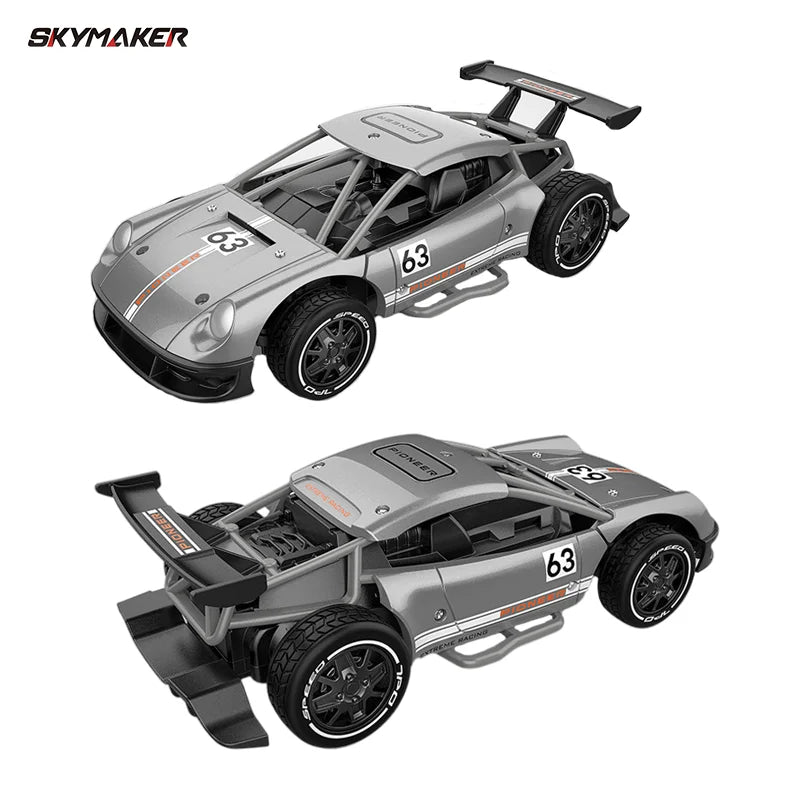 Sulong Metal RC Car Toys 1/24 2.4G High Speed Remote Control Mini Scale Model Vehicle Electric Metal RC Car Toys for Boys Gift