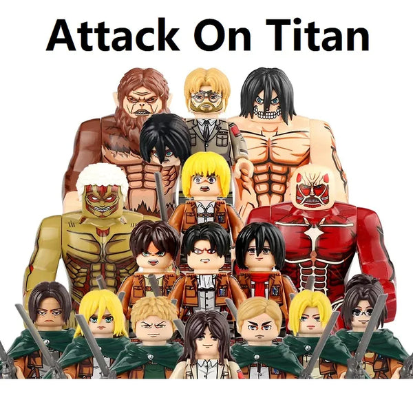 TP1009 Attack On Titan Building Blocks Eren Jaeger Mini Action Figure Toys