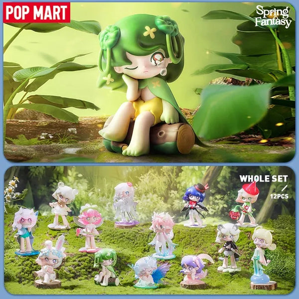 POP MART Azura The Spring Day Fantasy Series Blind Box Mystery Box Toys Doll Anime Figure Desktop Ornaments Gift Collection