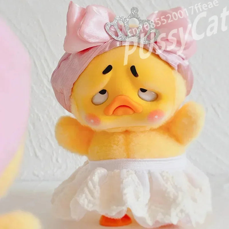 In Stock Upset Duck 2Act Cute Duck Plush Doll Blind Box Toys Fluffy Anime Figure Surprise Mystery Box Collectible Desk  Gifts