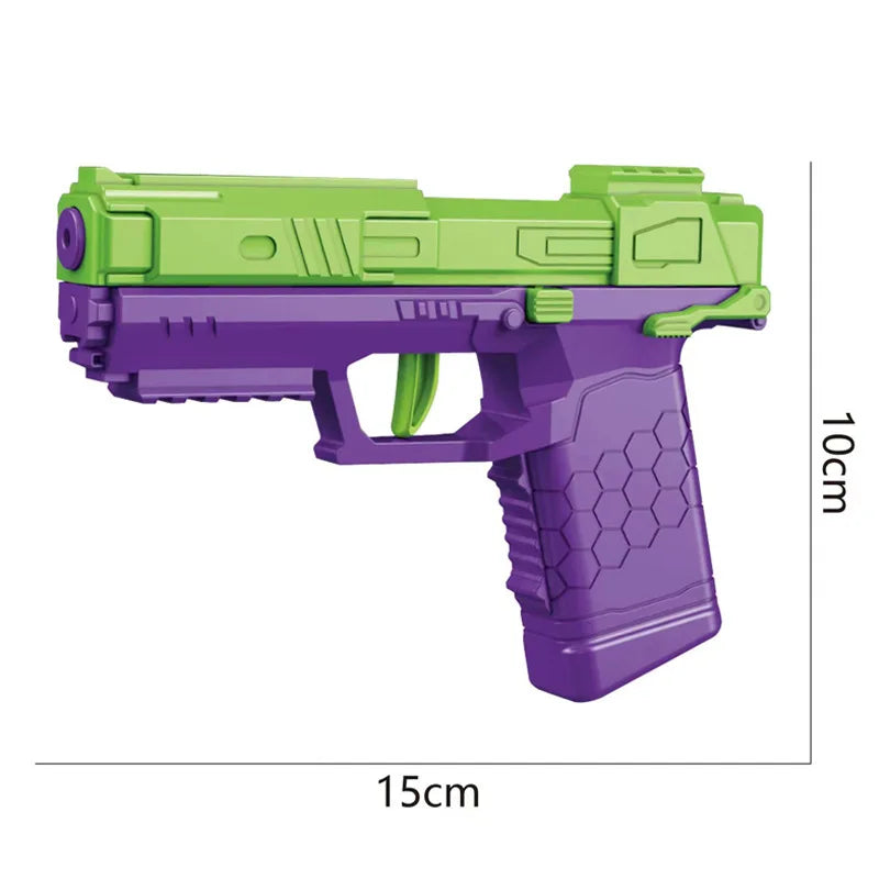 Children's Gravity Pistol Gun Toy 3D  Mini Model Toy Bullets No Fire Rubber Handgun Mini Radish Knife Toy Model Baby 1911 Toy