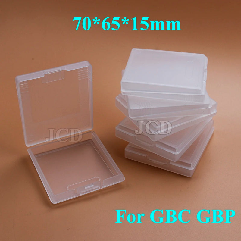 5Pcs Clear Game Cartridge Case For Gameboy Advance GBA GBC GBP Plastic Dustproof Box Cover For Nintend Gameboy Color Pocket