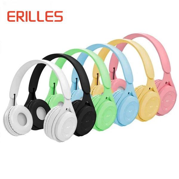 Y08 Macaron Wireless Bluetooth Headphones With Microphone Wired Earphones Gaming Headset Gamer Mp3 Players Choice Kids Gifts