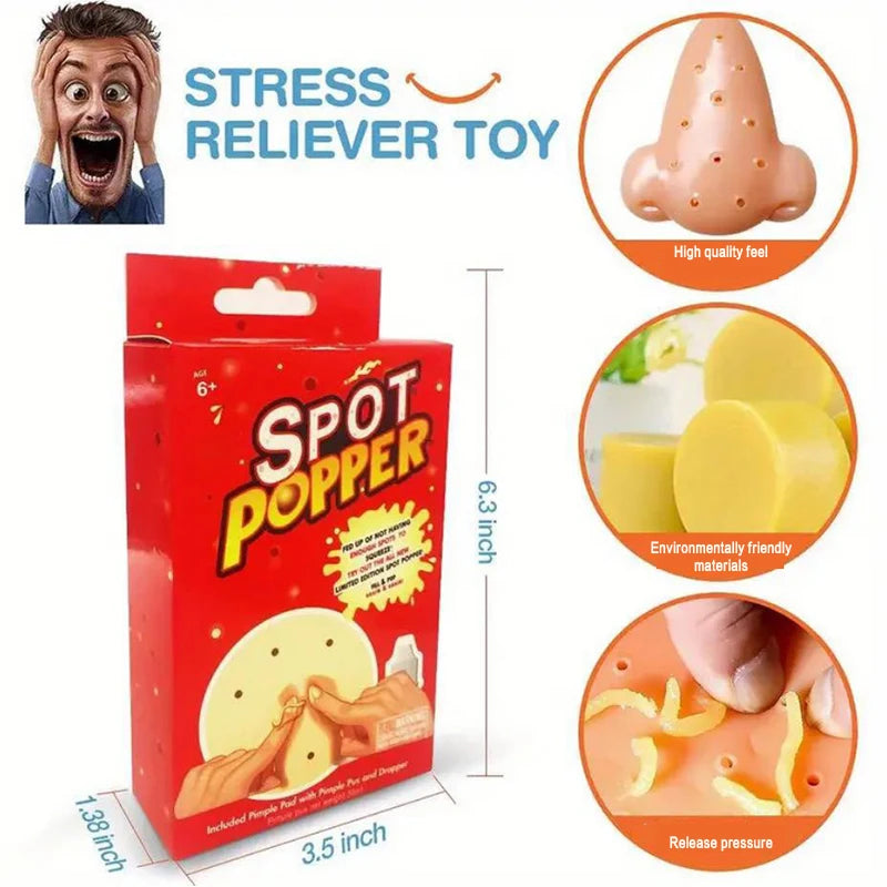 Acne Squeezing Toys Sensory Toy Realistic Nose Novelty Interactive Antistress Squeeze Prank Toy stress Relief