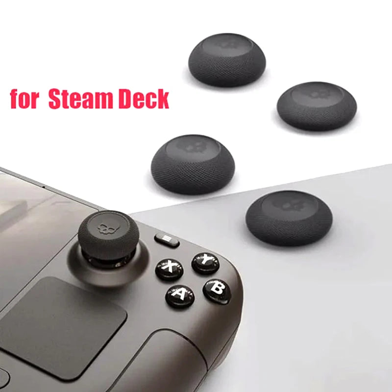 1Set Silicone Replacements Joystick Cover For Steam Deck/ROG Ally Game Console 3D Joystick Cap Game Repair Accessories