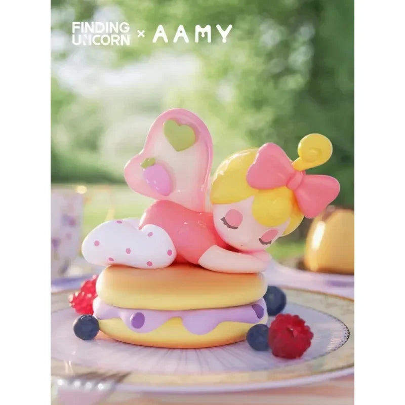 Finding Unicorn AAMY Picnic With Butterfly Series   Kawaii Model Designer Doll Blind Box Mystery Box Toy Cute Action Anime Figur