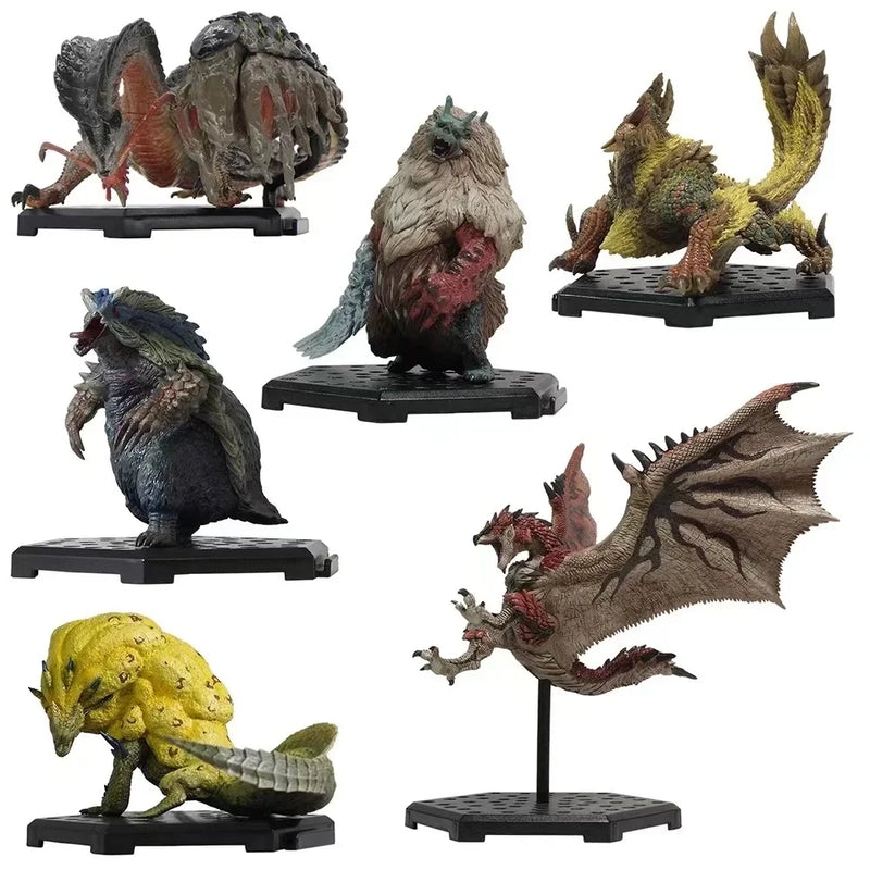 Monster Hunter World Iceborne Figure PVC Models Hot Dragon Basarios Nergigante Tigrex Action Figure Decoration Toy Model