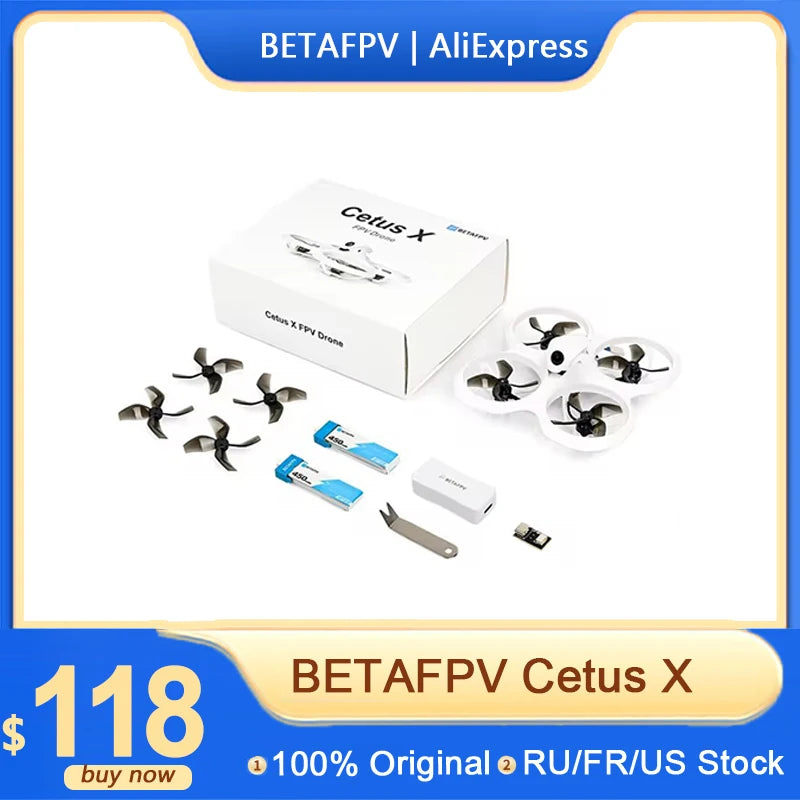 BETAFPV Cetus X Brushless Quadcopter Frsky/ELRS Version FPV Racing Camera Drone Quadcopter Analog VTX