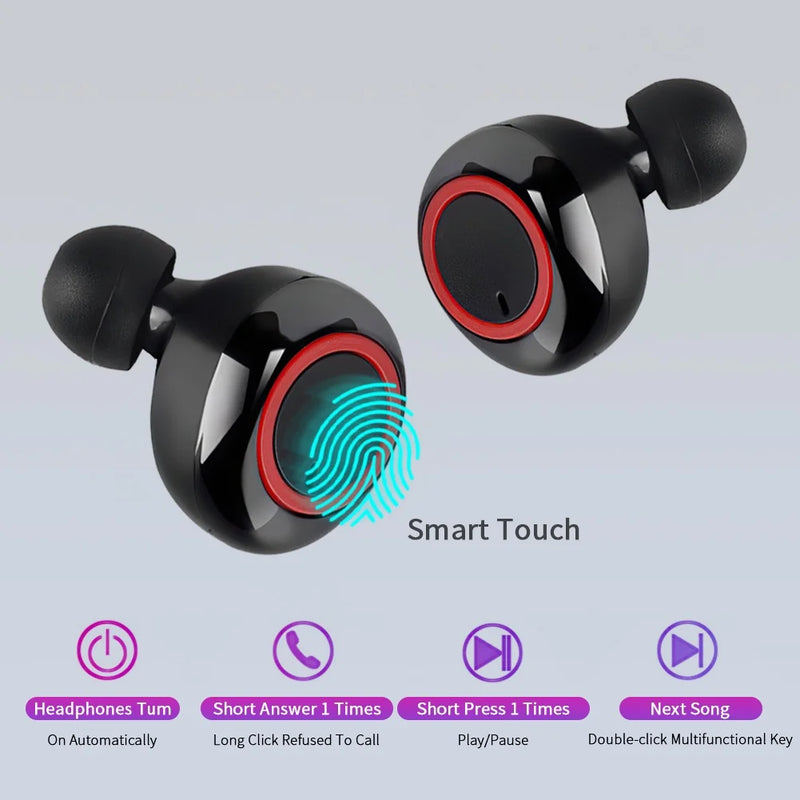 Y50 pro Bluetooth Earphones TWS Wireless Headphones Sport Earphone Bluetooth Gaming Headset Microphone Wireless Earbuds 200 mAh