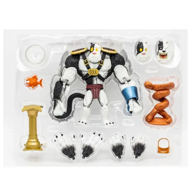 PDNA Earthworm Jim Action Figure PSY-CROW Snot Worm Body Jim Heads Bob The Killer Goldfish