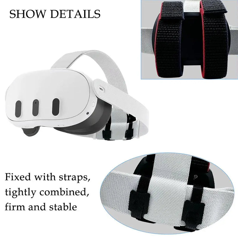 Comfort Head Strap Accessories Battery Holder Strap Enhanced Support And Extending Playtime For META Quest 3 K0O3