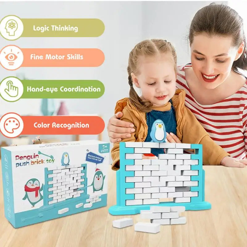 Party Board Games Funny Stacking Brick Games Parent-Child Interaction Toy Kid Educational Toys For Boys Girls For Home Traveling