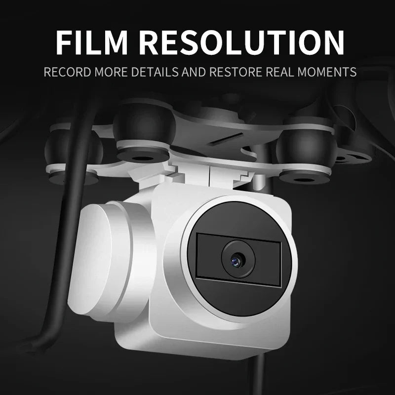 Drone With 4K Camera WIFI Real Time Video 2.4G 4CH Altitude Hold Headless One Key Return FPV Racing RC Drones Toys For Boys Kids