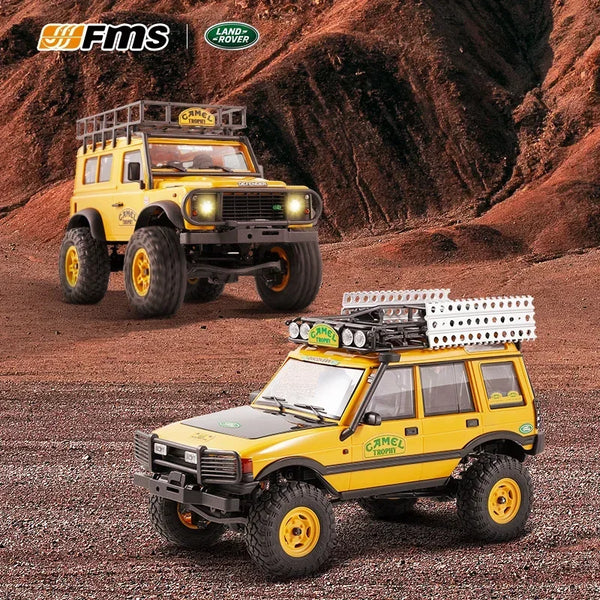 New FMS 1/24 Land Rover Series FCX24M RC 4WD four-wheel drive electric climbing off-road vehicle Remote Control adult boy toy